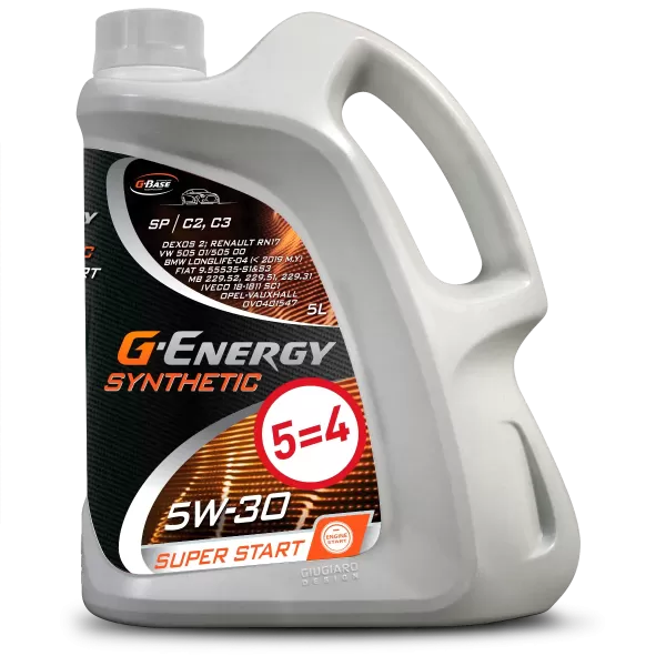 G-Energy Synthetic Super Start SAE 5W-30 5л (ПРОМО "5 по цене 4") (2531401324)