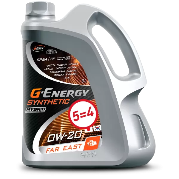 G-Energy Synthetic Far East 0W-20 5 л (ПРОМО "5 по цене 4")