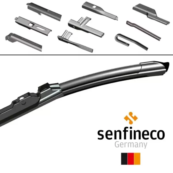 3973 Щетка стеклоочистителя бескаркасная SENFINECO Flat Multi Wiper Blade 19 (480 мм)