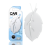 Освежитель воздуха Aroma Car Leaf 3D Ice