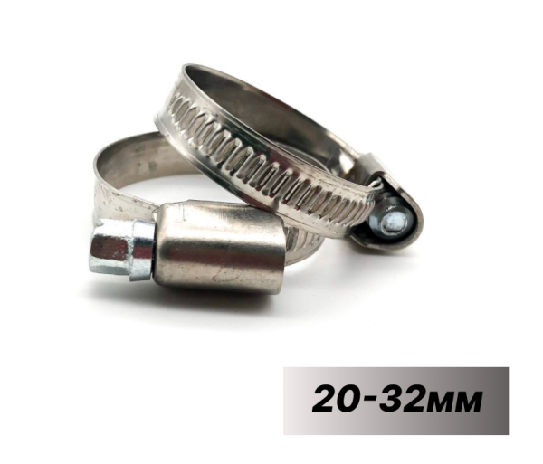 Хомут червячный Экофикс 20-32 мм/9 W2