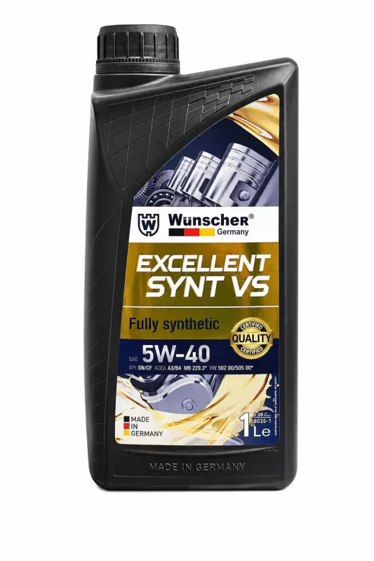 Wunscher EcxellentSynt 5W-40 SN (RSL) 1л (8035-1)