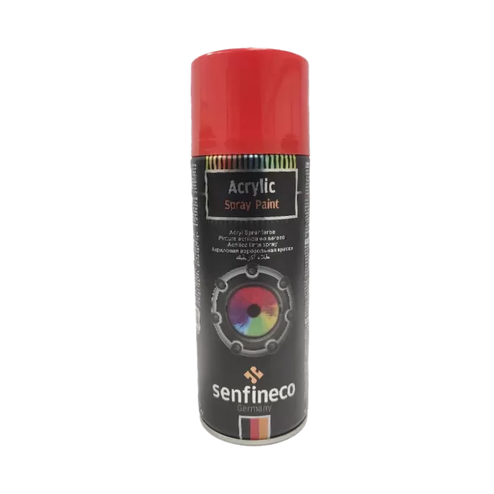4006 Акриловая краска-спрей SENFINECO Paint Acrylic Red (красная) 400мл