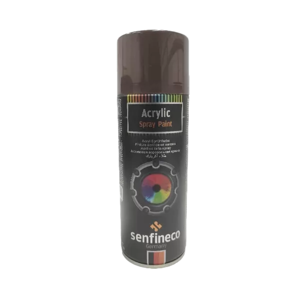 4333 Акриловая краска-спрей SENFINECO Paint Acrylic Brown (коричневая) 400мл