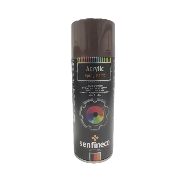 4333 Акриловая краска-спрей SENFINECO Paint Acrylic Brown (коричневая) 400мл