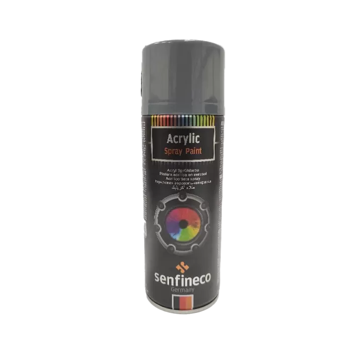 4301 Акриловая краска-спрей SENFINECO Paint Acrylic Grey (серая) 400мл