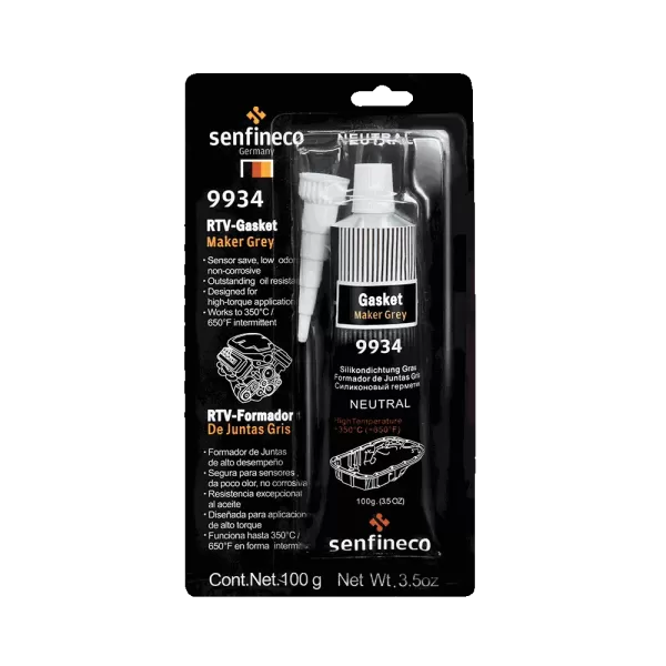 9934 Силиконовый герметик серый SENFINECO RTV-Gasket Maker Grey 100 г