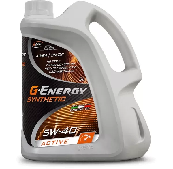 G-Energy Synthetic Active SAE 5W-40 5л