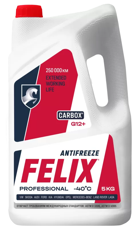 Антифриз FELIX CARBOX -40 (красный) 5кг