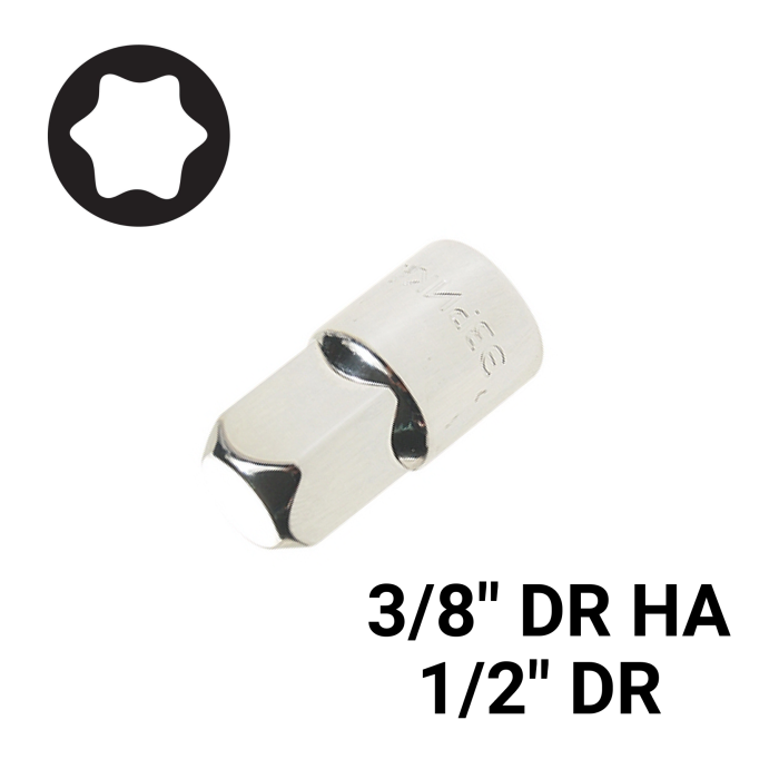 Адаптер переходной ER-92503 3/8" DR на 1/2" DR ЭВРИКА